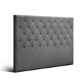 Artiss QUEEN Bed Head Headboard Fabric Grey CAPPI