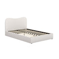 Artiss DOUBLE Bed Frame Boucle Fabric Grey DARA