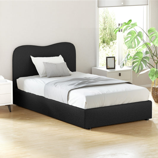 Artiss King Single Bed Frame Boucle DARA