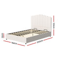 Artiss DOUBLE Bed Frame Boucle FION