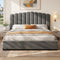 Artiss KING Bed Frame Velvet Grey