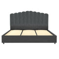 Artiss King Bed Frame Velvet Grey