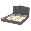 Artiss King Bed Frame Velvet Grey
