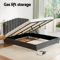 Artiss King Bed Frame Velvet Grey
