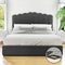 Artiss Queen Bed Frame Velvet Grey FION