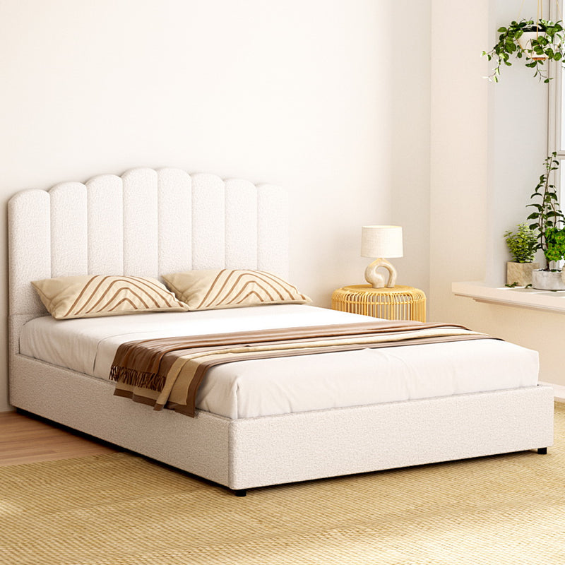 Artiss Bed Frame QUEEN Size Boucle FION