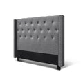 Artiss QUEEN Bed Headboard Fabric Grey LUCA