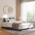 Artiss DOUBLE Bed Frame Boucle Grey 140cm