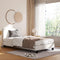 Artiss KING SINGLE Bed Frame Boucle Grey Upholstered