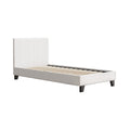 Artiss Single Bed Frame Boucle Fabric NEO