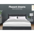 Artiss DOUBLE Bed Frame Charcoal TINO