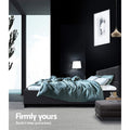 Artiss DOUBLE Bed Frame Charcoal TINO