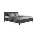 Artiss QUEEN Bed Frame Charcoal TINO