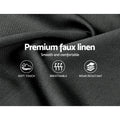 Artiss QUEEN Bed Frame Charcoal TINO