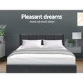 Artiss QUEEN Bed Frame Charcoal TINO