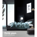 Artiss QUEEN Bed Frame Charcoal TINO