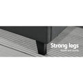 Artiss QUEEN Bed Frame Charcoal TINO