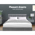 Artiss QUEEN Bed Frame Grey TINO