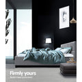 Artiss QUEEN Bed Frame Grey TINO