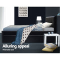 Artiss King Single Trundle Daybed Frame Black