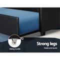 Artiss King Single Trundle Daybed Frame Black