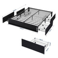 Artiss DOUBLE Bed Frame Storage Drawers RGB Lights Charging Station
