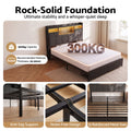 Artiss Double Bed Frame with 2 Storage Drawers & Headboard, USB Charging Station, RGB LED Light