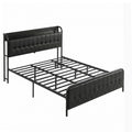 Artiss King Bed Frame with Storage Headboard SAA Certified Charging Station