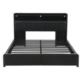 Artiss King Bed Frame with Storage Headboard, 2 Drawers, Charging Station & LED Light
