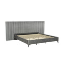 Artiss KING Bed Frame Velvet Grey