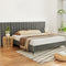 Artiss KING Bed Frame Velvet Grey