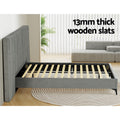 Artiss QUEEN Bed Frame Velvet Grey