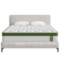 Artiss King Bed Frame Mattress Set Platform Pocket Coil Linen