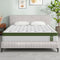 Artiss Queen Bed Frame Mattress Set Linen Upholstered Pocket Coil