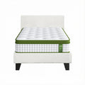 Artiss Single Bed Frame Mattress Set 30cm Medium Firm Boucle