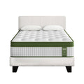 Artiss Single Bed Frame Mattress Bundle White Medium Firm Hybrid