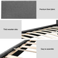 Artiss BedStory Single Bed Frame and Mattress Set, 30cm Hybrid Cooling Gel Mattress with Grey Upholstered Wooden Platform Base, Modern Bedroom Furniture Bundle