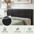 Artiss Queen Bed Frame Gas Lift Storage Leather Black Bedside