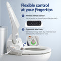Cefito Electric Bidet Toilet Seat LED Heated Remote Control