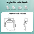 Cefito Smart Electric Bidet Toilet Seat Cover D-Shape SIAA Material Certified
