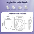 Cefito Electric Bidet Toilet Seat Heated Warm Water Dryer LED