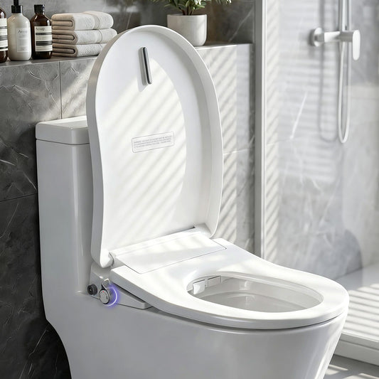 Cefito Electric Bidet Toilet Seat D-Shape Heated Air Dryer