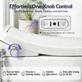 Cefito Electric Bidet Toilet Seat D-Shape Heated Air Dryer
