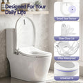 Cefito Electric Bidet Toilet Seat D-Shape Heated Air Dryer