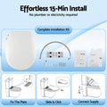 Cefito Non Electric Bidet Toilet Seat O-Shape Dual Nozzle