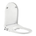 Cefito Bidet Toilet Seat D-Shape Dual Nozzle Soft Close WaterMark