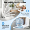 Cefito Bidet Toilet Seat D-Shape Dual Nozzle Soft Close WaterMark