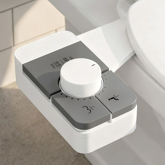 Cefito Non-Electric Bidet Attachment Dual Nozzle Cold Water Toilet
