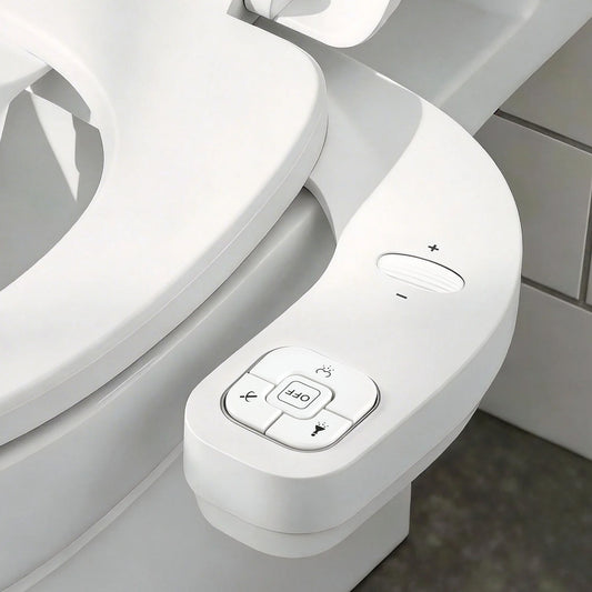 Cefito Bidet Attachment Dual Nozzle Self-Cleaning Cold Water Toilet