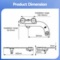 Cefito Bidet Attachment Dual Nozzle Self-Cleaning Cold Water Toilet
